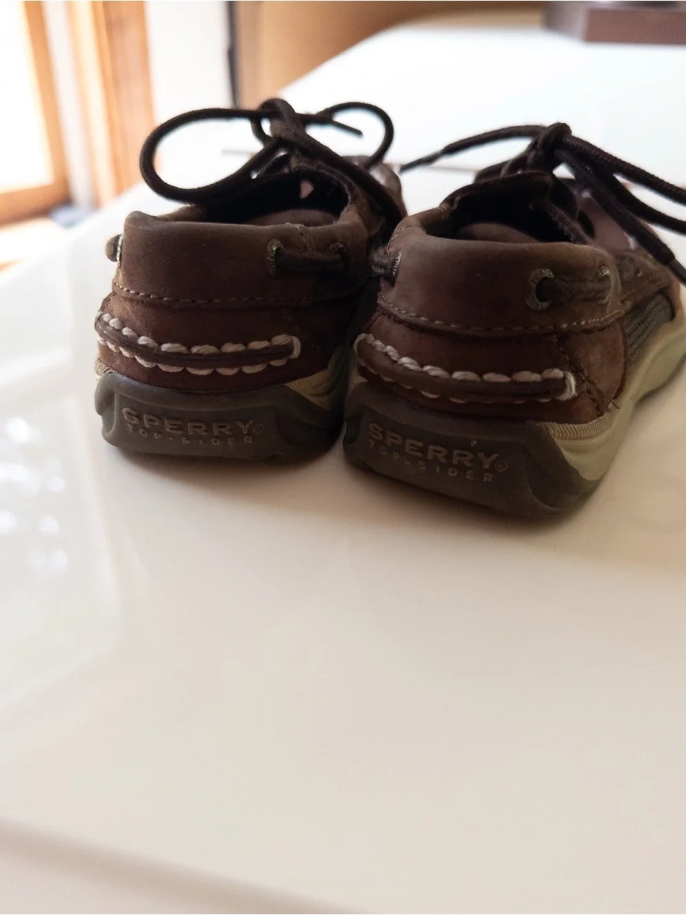 Sperry Kids Brown Suede Moccasin Boat Shoes